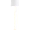 Greenwich Adjustable Floor Lamp, Brass