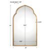 Huxford Brass Arch Floor Lamp