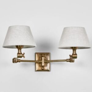Worcester Sconce | Antique Brass | W 45-90cm (Shades Extra)